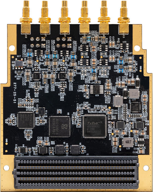 ADK-1414 dual-channel 14-bit ADC/DAC FMC LPC module, front view