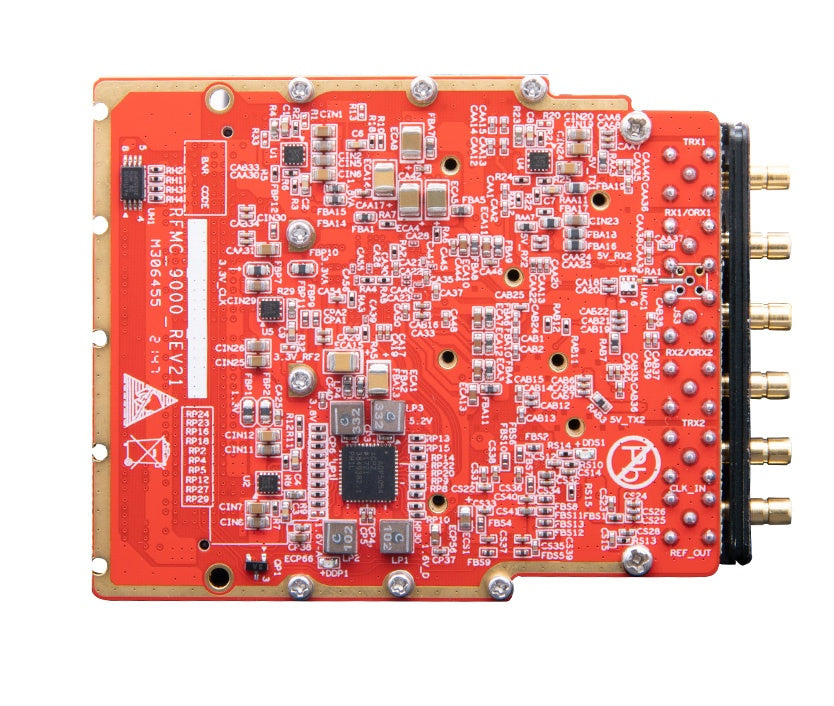 ADK-9000 wideband RF transceiver FMC HPC module reverse side