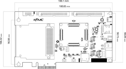 AMD Artix UltraScale+ XCAU15P FPGA Development Board ADK-AU15