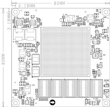 AMD Kintex UltraScale+ XCKU15P FPGA Development Board ADK-KU15