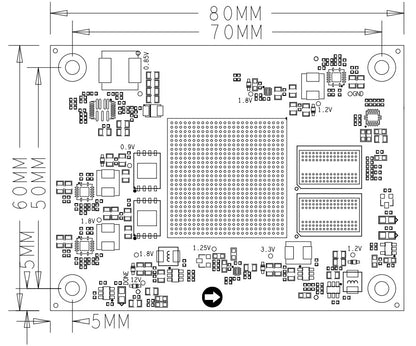 AMD Kintex UltraScale+ XCKU3P FPGA Development Board ADK-KU3