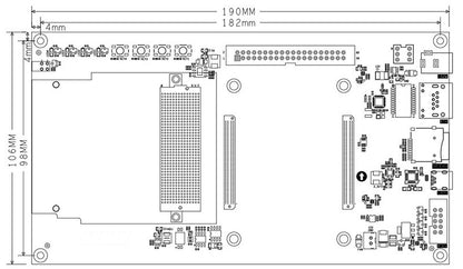 Pango Titan3 PG3T500 FPGA Development Board ADK-P500F